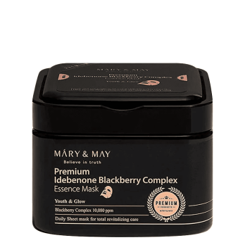 MARY & MAY Premium Idebenone Blackberry Complex Essence Mask