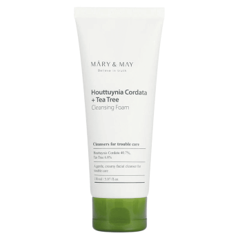 MARY & MAY Houttuynia Cordata + Tea Tree Cleansing Foam