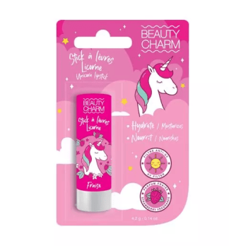 BEAUTY CHARM STICK A LEVRES LICORNE ENF /FRAISE
