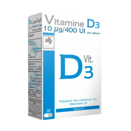 VITAL VITAMINE D3 BT 30 GELULES