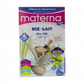 MATERNA FARINE RIZ LAIT 200GR